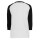 Undershirt Baseball Raglan 3/4 White/Black XL