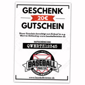 Geschenkgutschein Baseballminister 20 Euro