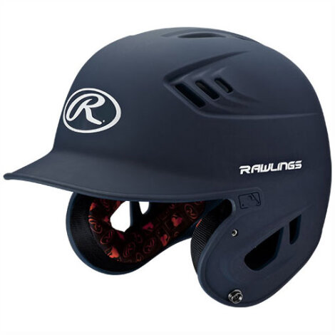 Rawlings R16 Series Matte Batting Helmet Navy