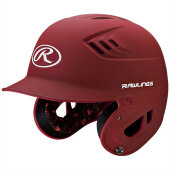 Baseballhelm Rawlings R16 (Senior) Rot