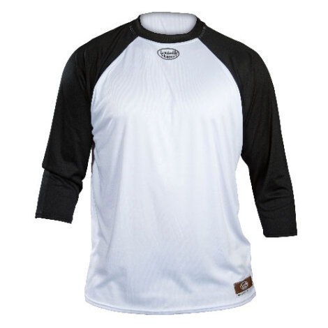 Louisville Slugger 3/4 Shirt Youth White/Black