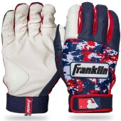 Battinggloves Franklin Digitek White-Navy-Red M