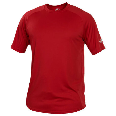 Rawlings Crew Neck Short Sleeve Jersey Red