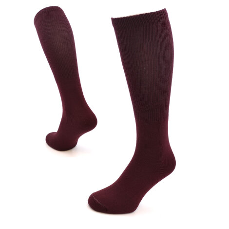 TCK Baseballsocken Maroon Large (42-45)