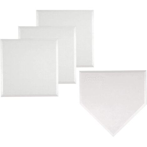 Franklin MLB Deluxe 4-Piece Throw Down Rubber Base Set