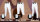 Easton Rival+ Open Bottom Baseball Pant (White)  XL