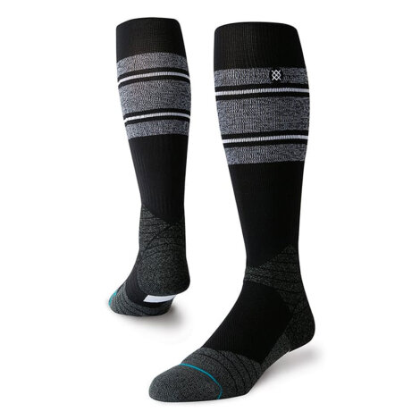 Stance Baseballsocken Diamond Pro Stripe OTC (Schwarz/Weiß) 43-46 (Large)