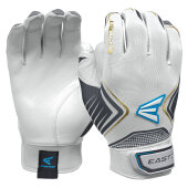 Batting Gloves Easton Ghost Fastpitch Womens (White/Gold)