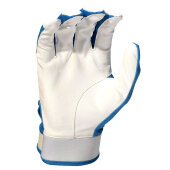 Batting Gloves Easton Fundamental Fastpitch Womens (White/CaroBlue) L