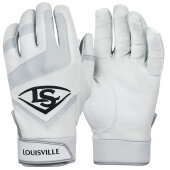 Batting Gloves Louisville Slugger Genuine (White)