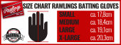 Batting Gloves Rawlings Workhorse (Rot) S