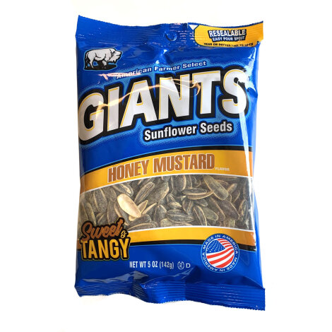 Giants Sunflower Seeds Honey Mustard