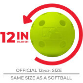 Softball 12" Indestruct-A-Ball Practice Balls (4-pack)