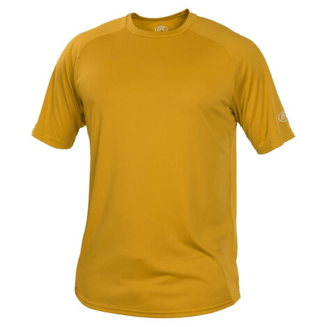 Rawlings Crew Neck Short Sleeve Jersey Gelb