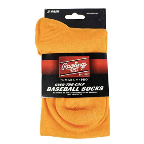 Rawlings Baseballsocken Light Orange (2er-Pack)