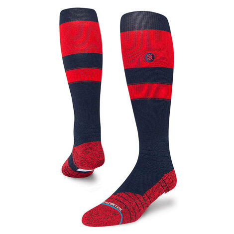 Stance Baseballsocken Stripes OTC (Navy/Red) L (43-46)
