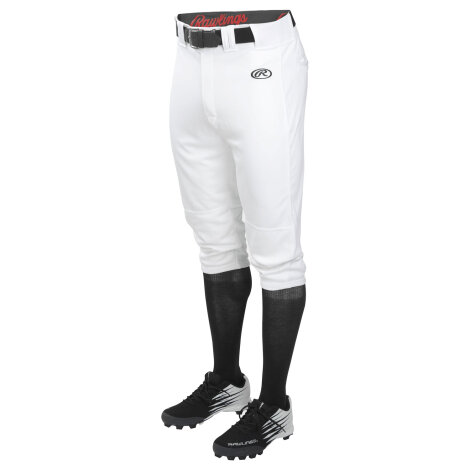 Baseballhose Rawlings Launch Knicker Pant Youth White Youth XL