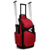 Baseballtasche Easton Traveler Stand-Up Wheeled Bag Rot