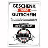 Gift Voucher Baseballminister.de 200 Euro
