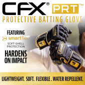Batting Gloves Franklin CFX PRT Protective White/Gold