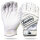 Franklin Powerstrap Chrome Batting Gloves White