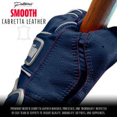 Franklin Powerstrap Chrome Batting Gloves Navy M
