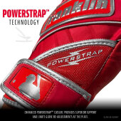 Batting Gloves Franklin Powerstrap (Chrome Red)