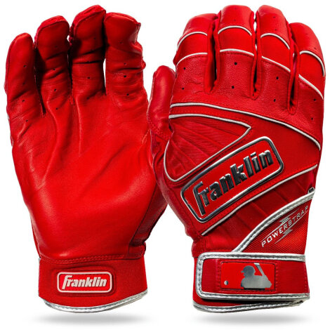Batting Gloves Franklin Powerstrap (Chrome Red) XL