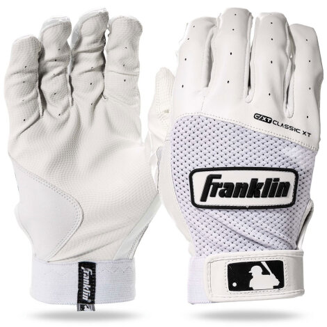 Battinggloves Franklin Classic XT White Youth