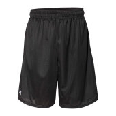 Russell 9" Nylon Tricot Mesh Short Schwarz