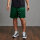 Russell 9" Nylon Tricot Mesh Short Grün L