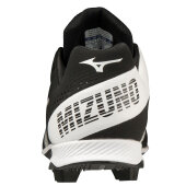 Mizuno Wave LightRevo Baseball Molded Cleats (Black/White) 44,5 (US 11)