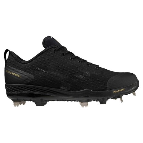 Mizuno Dominant 4 Low Mens Metal Baseball Cleats (Black) 39 (US 7)