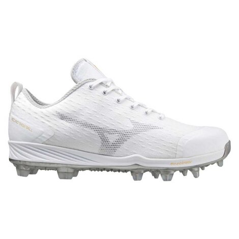 Baseballschuhe Mizuno Dominant 4 TPU (Weiß) 44,5 (US 11)