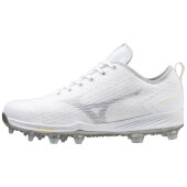 Baseballschuhe Mizuno Dominant 4 TPU (Weiß) 44,5 (US 11)