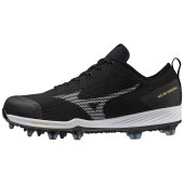 Baseballschuhe Mizuno Dominant 4 TPU (Schwarz/Weiß) 46,5 (US12,5)