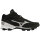 Mizuno Wave Lightrevo TPU Mens Molded Mid Baseball Cleat (Black/White) 44 (US 10,5)