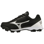 Mizuno Wave Lightrevo TPU Junior Molded Low Baseball Cleat Black-White 36 (US4,5)