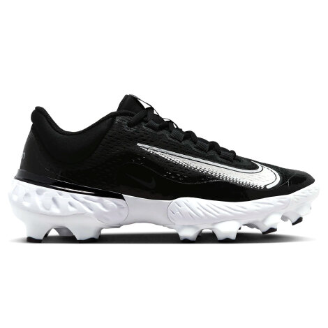 Baseballschuhe Nike Alpha Huarache Elite 4 Low MCS (Schwarz/Weiß) 47,5 (US13)