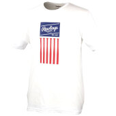 Rawlings T-Shirt Bat Flag (Weiß)