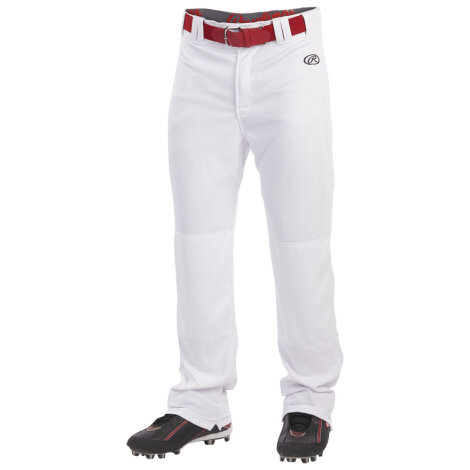 Rawlings Launch Semi-Relaxed Baseball Pants White L
