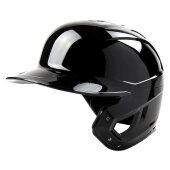 Baseballhelm Rawlings Mach Single Ear Schwarz RHB L