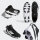 Baseballschuhe Adidas Icon 7 Mid MD (Schwarz/Weiß)