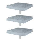 Hollywood Bases 15" Jack Corbett MLB Base (3er-Set)