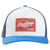Rawlings Flexfit Cap Laser Cut (Weiß/Navy)