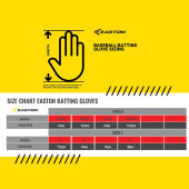 Batting Gloves Easton Walk-Off Ethos Drip Youth
