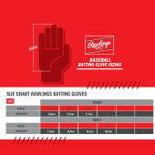 Batting Gloves Rawlings Workhorse Funburst M