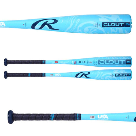 Baseballschläger Rawlings Clout AI USA Baseball (-10)