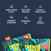 SmellWell Freshener Active XL Tropical Floral