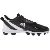 Adidas Icon 7 Baseball Molded Cleats (Black(White) 36 2/3 (US4)